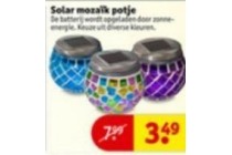 solar mozaik potje