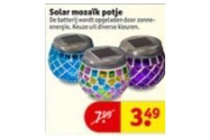 solar mozaik potje