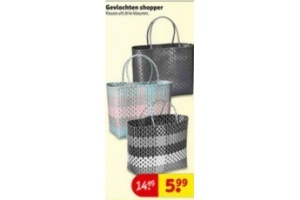 gevlochten shopper