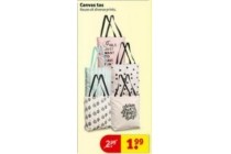 canvas tas