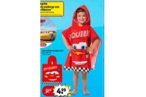 cars kinderbadponcho