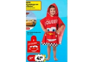 cars kinderbadponcho