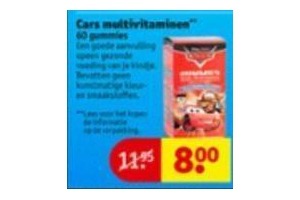 cars multivitaminen