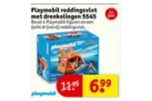 playmobil reddingsvlot met drenkelingen