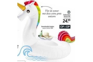 opblaasbare unicorn xxl