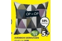 avenbok sierkussen