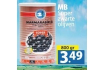 mb super zwarte olijven