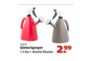 gieter sprayer