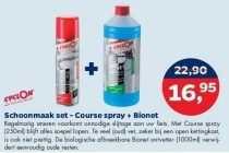 schoonmaak set course spray bionet