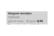 merguez worstjes