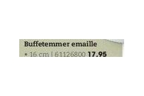 buffetemmer emaille 16cm