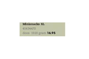 minisnacks xl