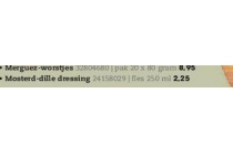 mosterd dille dressing