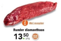 runder diamanthaas