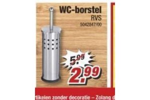 wc borstel rvs