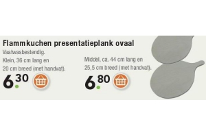 flammkuchen presentatieplank ovaal