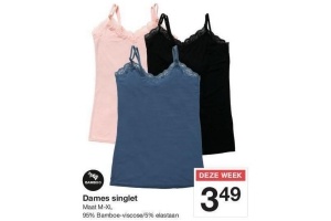 dames singlet