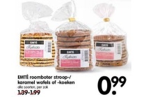 emte roomboter stroop karamel wafels of koeken