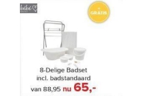 bebe 8 delige badset incl badstandaard