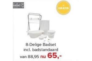 bebe 8 delige badset incl badstandaard