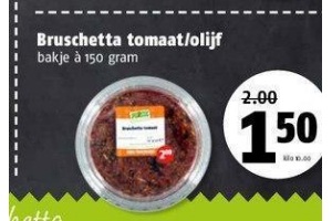 bruschetta tomaat olijf