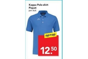 kappa polo shirt piquet