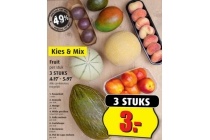 kies en mix fruit