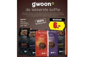 gwoon koffie of espressobonen