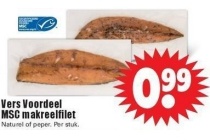 vers voordeel msc makreelfilet