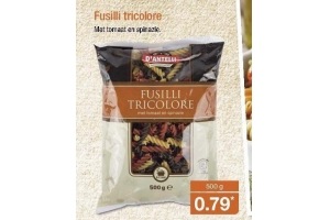 fusilli tricolore