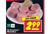 varkenshaas medaillon