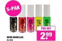 neon nagellak