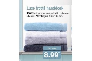 luxe frotte handdoek