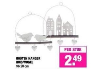 houten hanger huis vogel