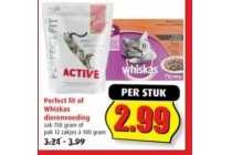 perfect fit of whiskas dierenvoeding