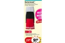 korte broek