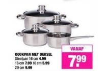 kookpan met deksel