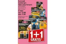 duracell batterijen hele assortiment 1 1 gratis