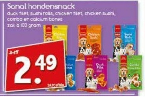 sanal hondensnacks voor eur2 49