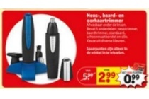 neus baard en oorhaartrimmer