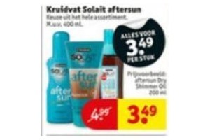 kruidvat solait aftersun