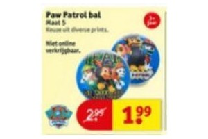 paw patrol bal