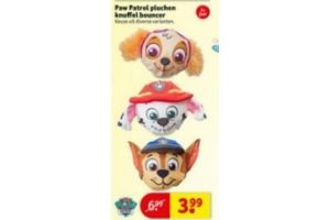 paw patrol pluchen knuffel bouncer