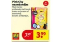 pink city naambandjes