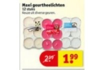 maxi geurtheelichten