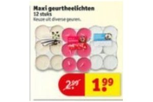 maxi geurtheelichten