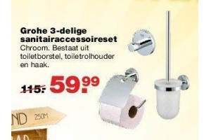 grohe 3 delige sanitairaccessoireset