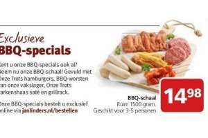 bbq schaal
