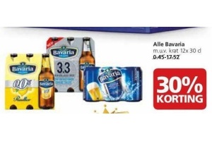 alle bavaria 30 korting