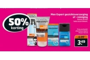 l oreal men expert gezichtsverzorging of reiniging